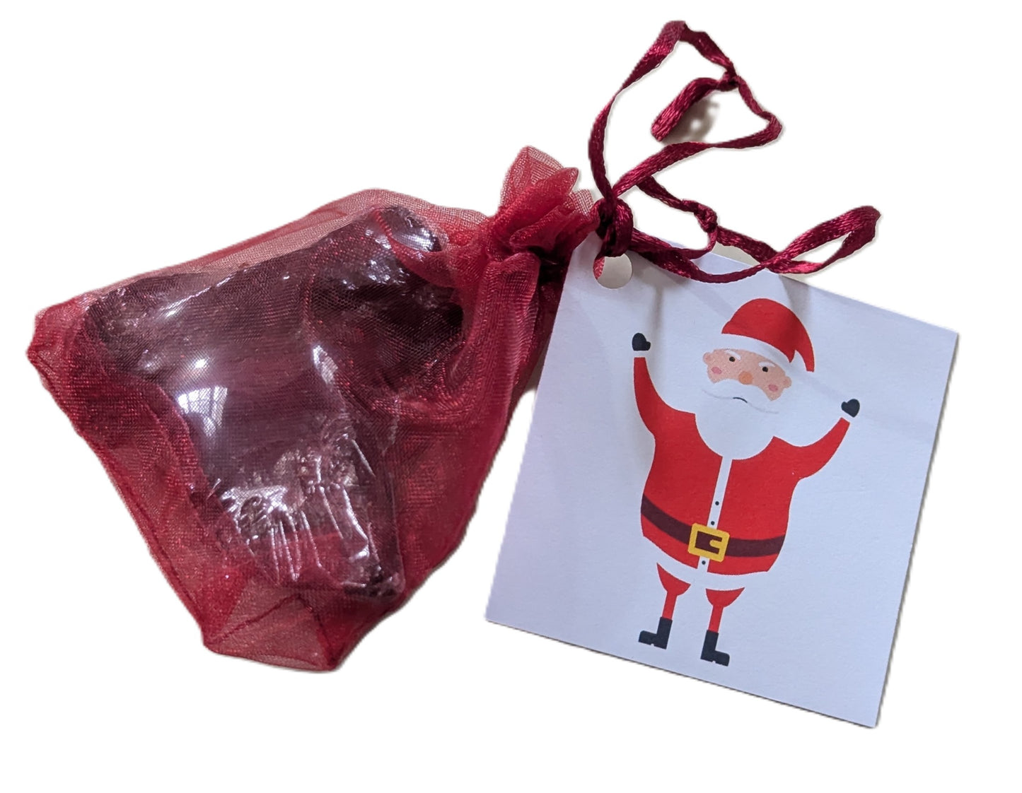 Christmas Coal Single Pack, wrapped in delicate red organza with a cute card! $12.99 with Free Shipping! Make sure your Naughty List gets what they deserve this year!