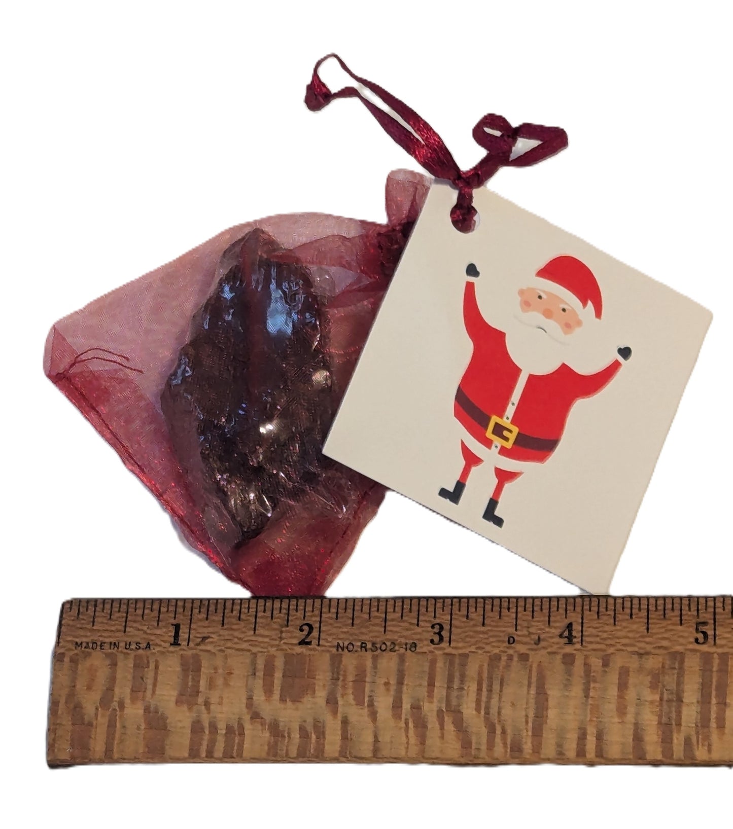 Christmas Coal Single Pack, wrapped in delicate red organza with a cute card!  $12.99 with Free Shipping!  Make sure your Naughty List gets what they deserve this year!